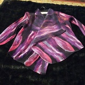 Multi-colored See-through Tunic